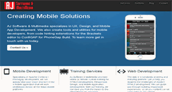 Desktop Screenshot of aj-software.com